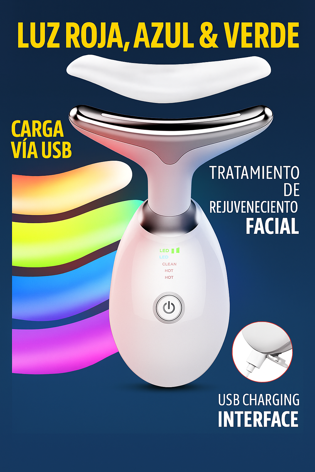 Masajeador Facial Reductor Arrugas