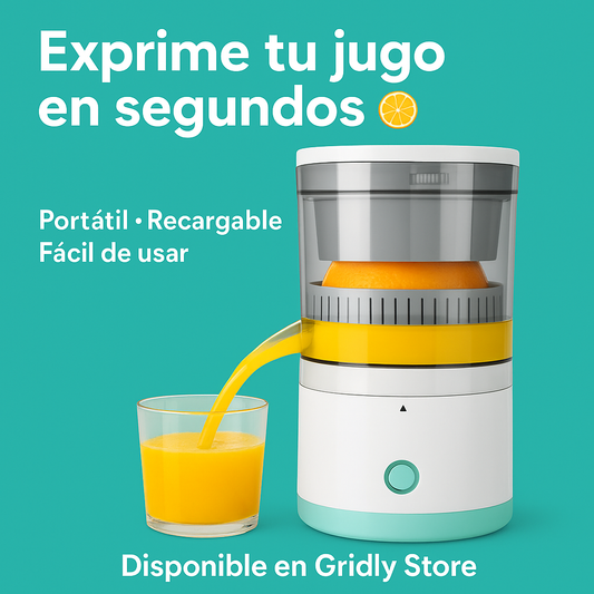 Exprimidor De Naranja Recargable Portátil